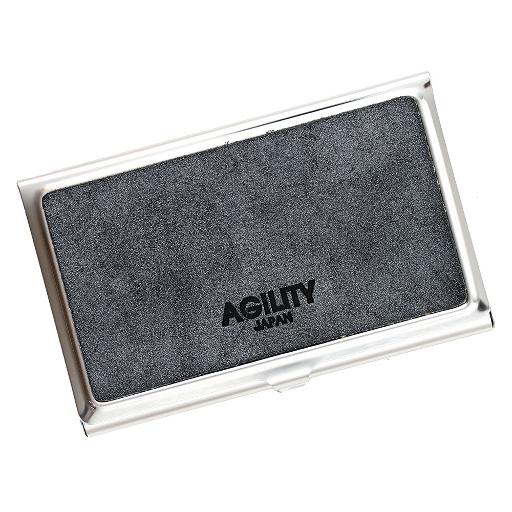 ピアット』(全5色)ロロマ/シンプルな金属製の名刺入れ カードケース