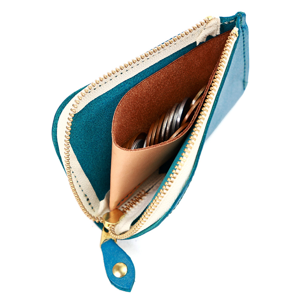 フラットミニ』(全5色)東京レザー/ほぼカードサイズ 無駄な機能を省